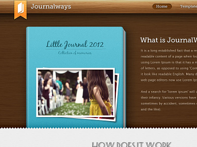 Journalways book icon journal museo website wood