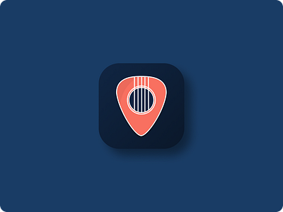 Guitar Icon App - Daily UI 005