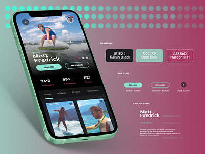 Wake Surf Mobile App branding design figma figmadesign iphone mobileapp surf