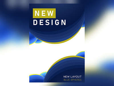 BLUE SPHERES cover design design