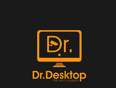Dr.Desktop logo design design graphic design logo
