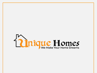 Unique Homes logo design