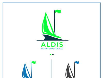 Aldis logo graphic design logo