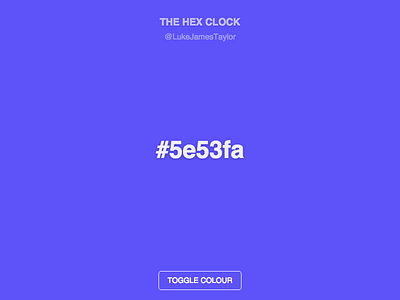 The HEX Clock