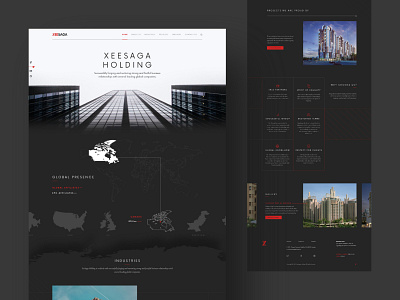 Real Estate Agency Website app design flat minimal ui ux web website