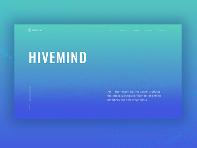 Hivemind Landing Page Concept