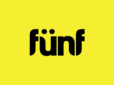 Funf branding branding design illustrator logo typography