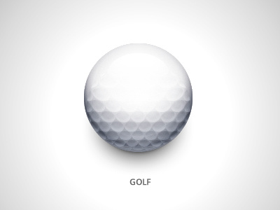 Golf ball golf icon