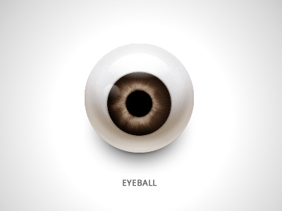 Eyeball ball eyeball icon