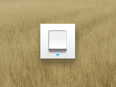 Switch blue light switch white