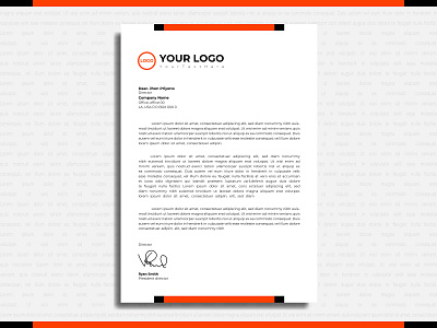 Letterhead Design branding design elegant flat letterhead letterhead design letterhead template letterheads letterhead logo ui vector