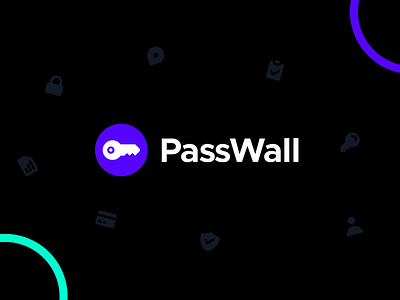 PassWall Logo Animation Exploration animation branding dark mode design logo logo animation password password manager