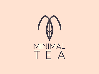 Minimal Tea Logo (Concept) affinity affinitydesigner branding calm calming design flat logo logo design logodesign logos minimal moon moon typeface rounded rounded font tea vector