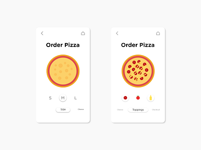 Pizza App Design (Concept)