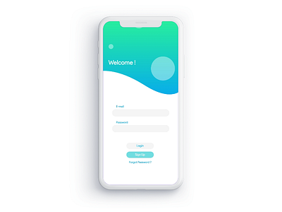 Sign Up User Interface design