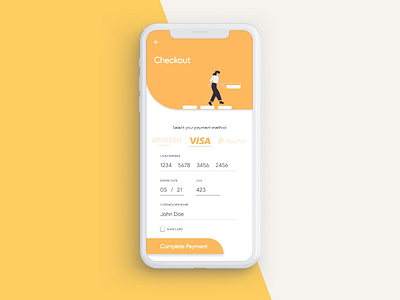 Checkout - Daily Ui #002 app challange concept dailyui design uidesign