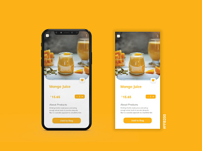 Juice App UI Design app branding concept dailyui design icon typography ui