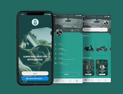 Guida - The Learning App app branding concept design designconcept inspiration mobileappdesign uidesign uiux uxdesign