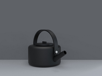 Tea Kettle concept design designchallenge designessentials designworkout industrialdesign kettle minimal product design rendering