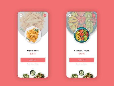 Food Delivery App concept design food app interaction design minimal productdesign ui ui design user experience visual design