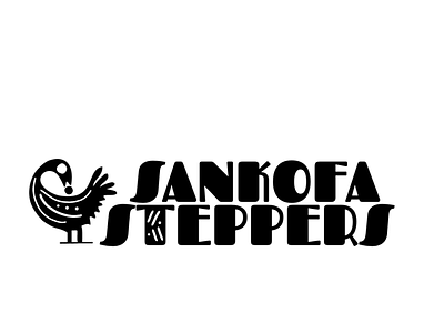 Sankofa Steppers african blackdesigners blacktech branding design logo sankofa