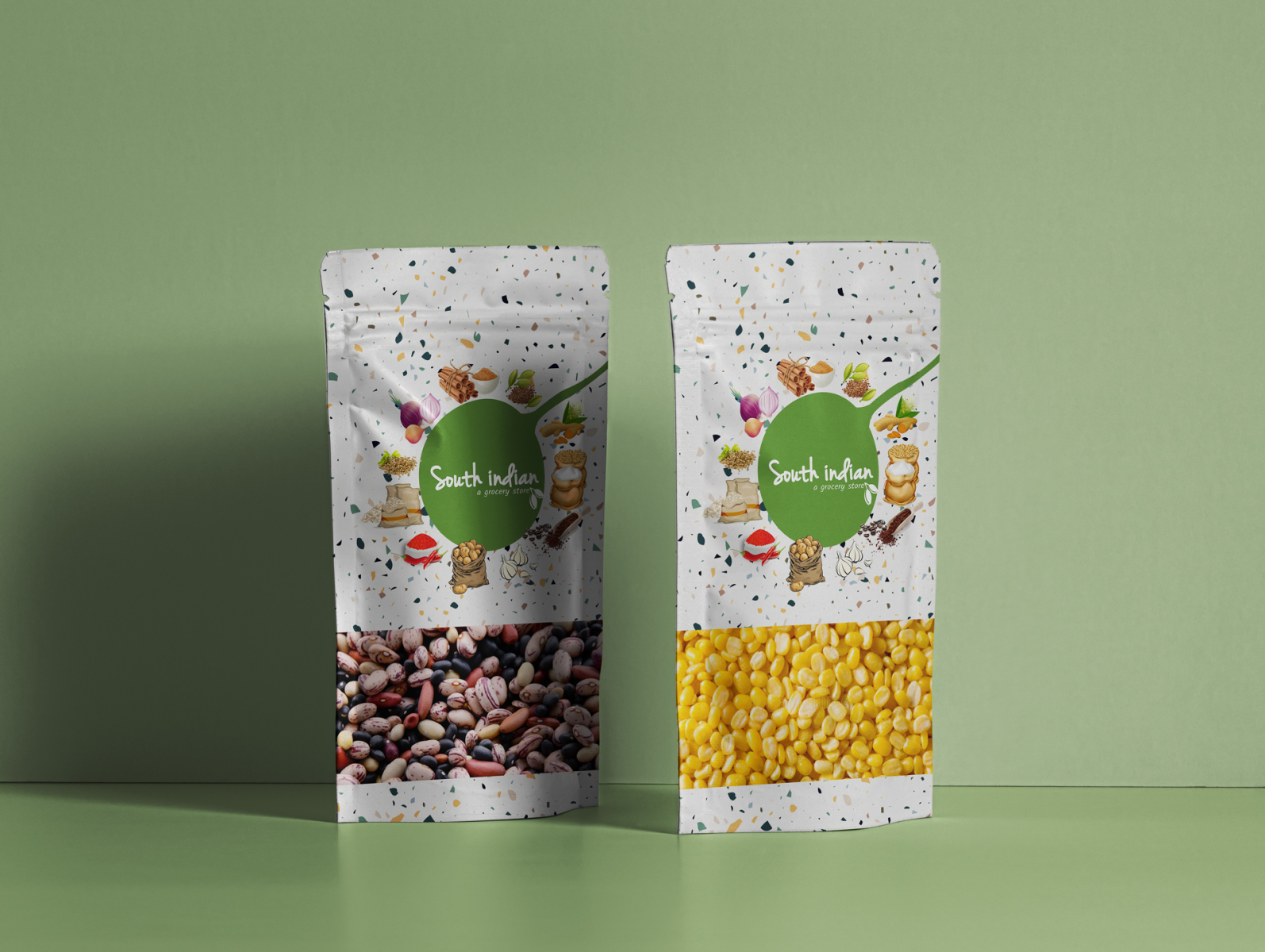 South Indian Grocery Branding by brand me on Dribbble