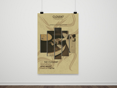 music record poster