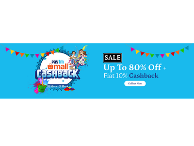 CREATIVE PAYTM BANNER FOR HOLI SALE abstract app banner banner ad banner ads banner design banners brochure template flyer design icon illustration sale sales typography ui ux