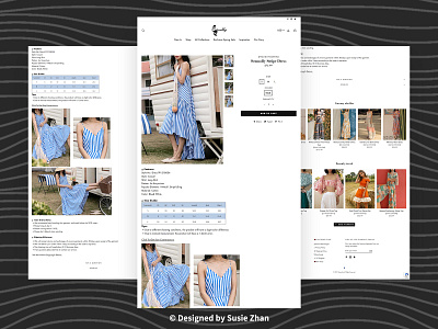 Web Design | Women Apparel Product Listing