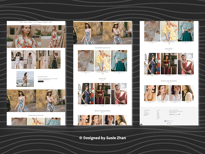 Web Design| Women Apparel Homepage