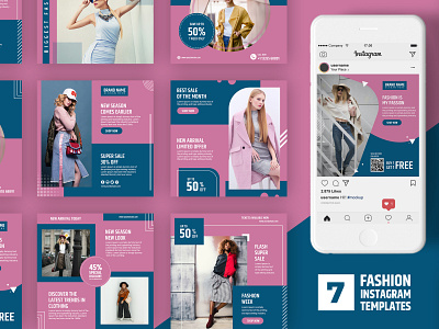 Fashion Instagram Templates by Goodsdune on Dribbble