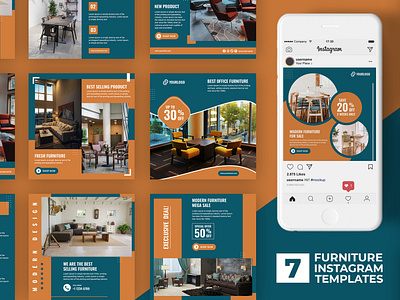 Furniture Instagram Templates