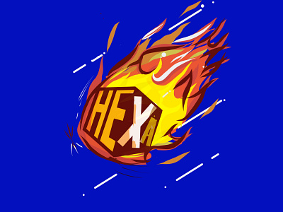 hexa logo adobedraw asteroid logo