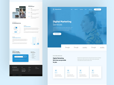 Digital Marketing Design Concept