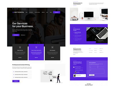 Digital Website Design / Landing Page design landing pag ui ui design website design