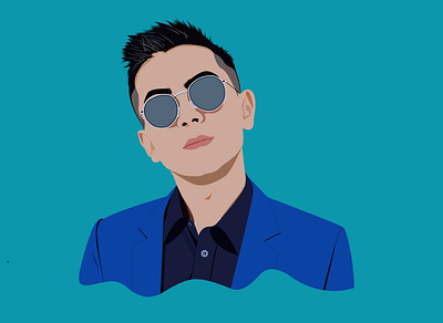 a friend illustration vector