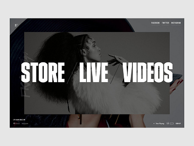 FKA twings background bold bootstrap design digital interactive onepage responsive singer site web