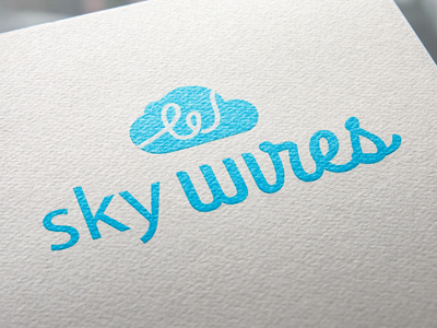 Sky Wires Logo Design branding logo internet logo internet service logo logo sky sky wire logo wire logo