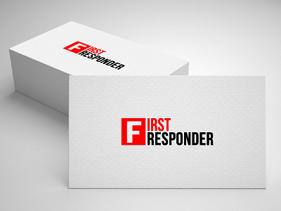 First Responder Logo block firstrespoder logodesign redlogo