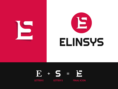 Elinsys logo art branding design graphic design icon illustration letter e letter s logo logo outline typography ui ux vector