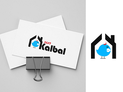 Kalabal Logo art bird branding flat icon illustration logo typography ui vector