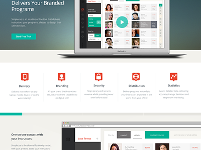 Simplecue WIP landing marketing page responsive ui website