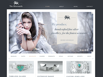 SilverSmith Jewellery shop jewellery shop website