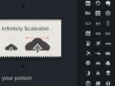 Uicons Update glyph icon iconography set typeface