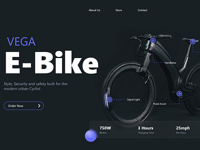 E-Bike x Dark mode