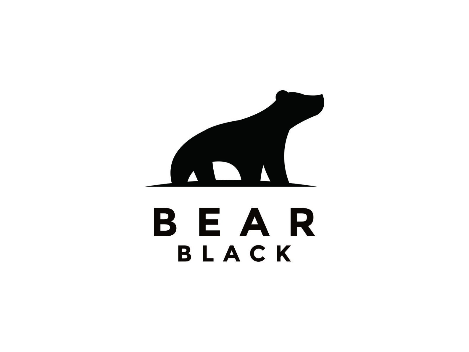 bear, black, logo, polar, angry, animal, art, background, badge, by ...