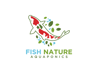 koi fish nature logo design illustration design fish icon illustration koi logo nature sign symbol vector