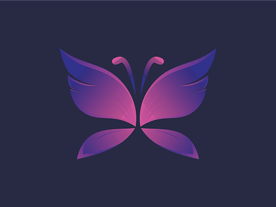 butterfly logo design illustration 3d butterfly design icon illustration logo sign symbol vector