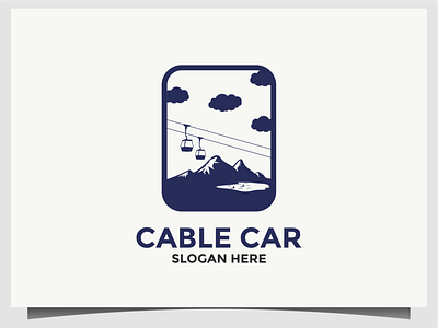 cable car logo design vector 0 cablle car design icon logo symbol transportation