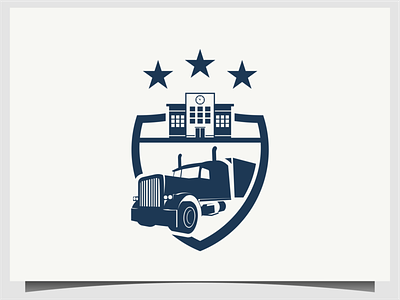 school driving logo design emblem vector car design driving emblem icon logo school symbol truck